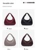 European & American Women's Large Woven Handbag - Handmade Single Shoulder or Crossbody Bag with Large Capacity.