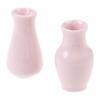 2Pcs Dollhouse Miniatures Flower Pot Mini Vase Pots Model Toys