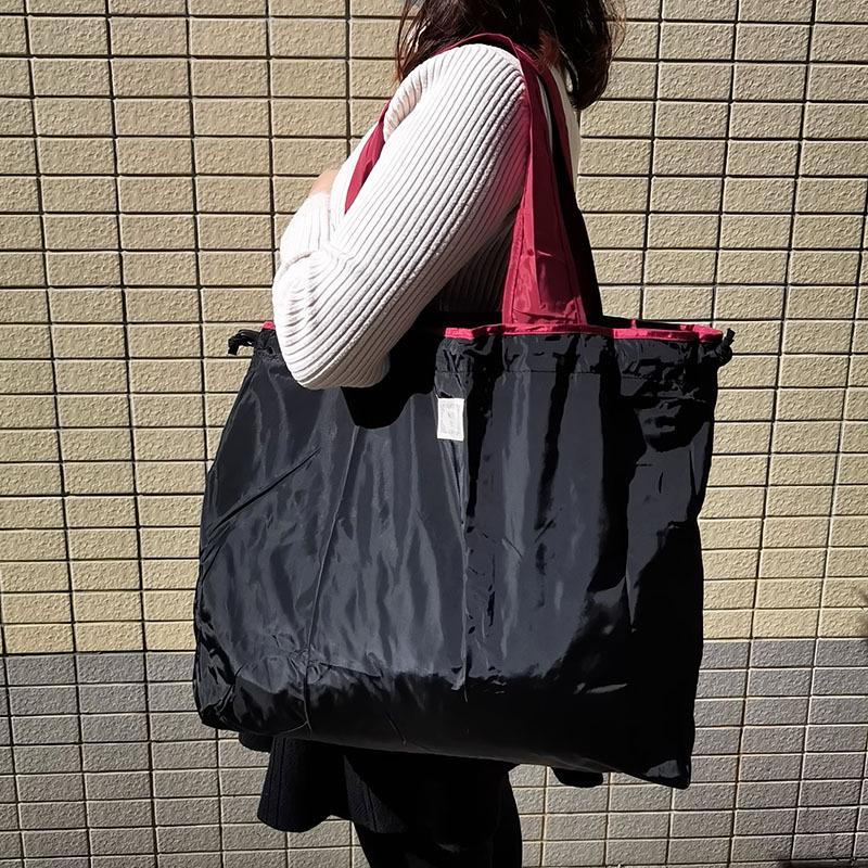 Waterdichte Opvouwbare Boodschappentas - Grote Capaciteit, Milieuvriendelijke Tas met Trekkoord