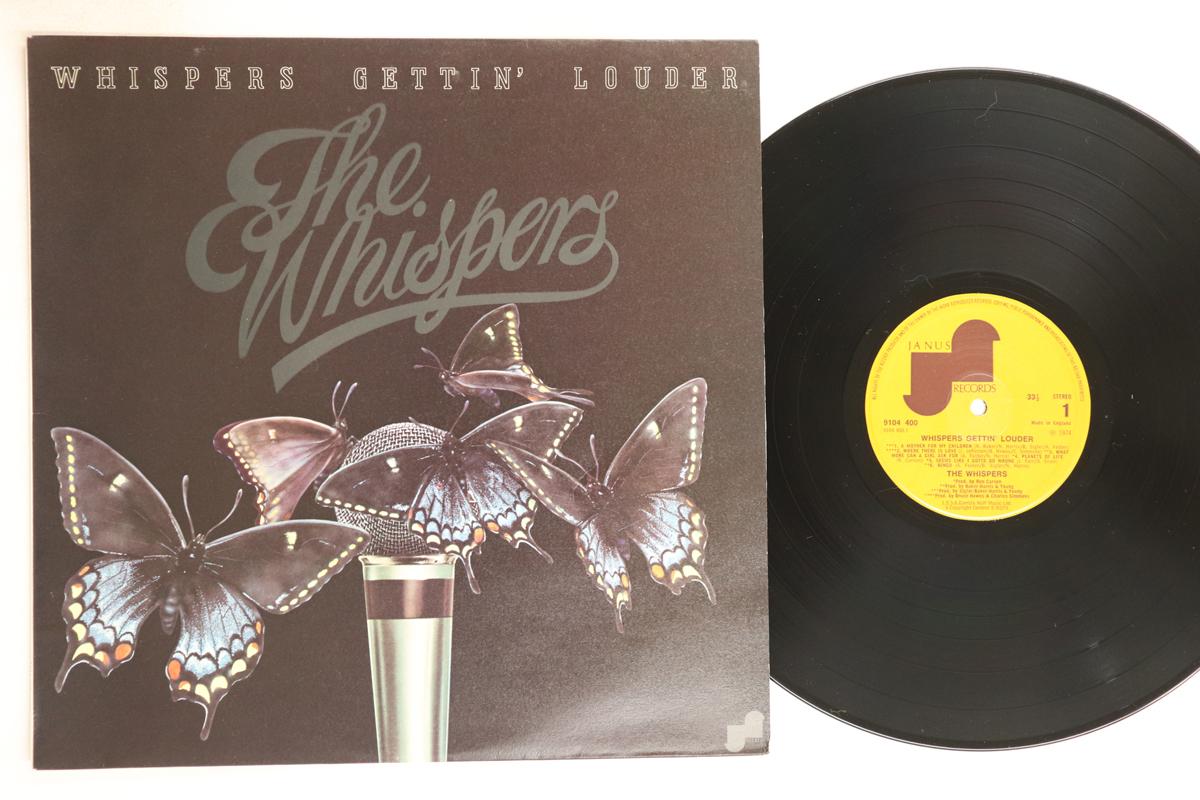 

LP Record WHISPERS - Whispers Gettin Louder 9104400 JANUS 1974 UK Soul/Funk Used