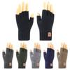 Knitted Wool Cold-proof Warm Gloves Men's Thickened Outdoor Riding Fleece Winter Gloves Can Be