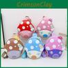 Cute Mushroom Pattern And Portable Function Children Trendy Nylon Chest Wallet
