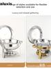 Stainless Steel Buffet Stove Hotel Restaurant Food Warmer for Home Parties & Gatherings