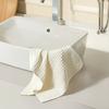 Dishwashing Rag, Double-Sided Waffle Microfiber Dish Scrubber, Stain Removing Dish Towel for Kitchen Counters Bars