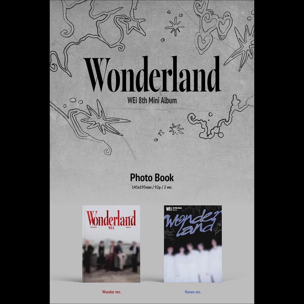 WEi [Wonderland] 8th Mini Album (Wonder Ver. / Haven Ver.) + Free Gift