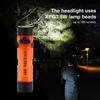 LED Outdoor Mini Flashlight Type-C Charging Handheld Flashlight Waterproof Portable Outdoor Hiking Camping Flashlight Keychain L