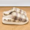 Platform Women Home Slippers Plush Warm Thick Bottom Slides Breathable Soft Non-slip Slippers Indoor Outdoor Men Casual Slippers