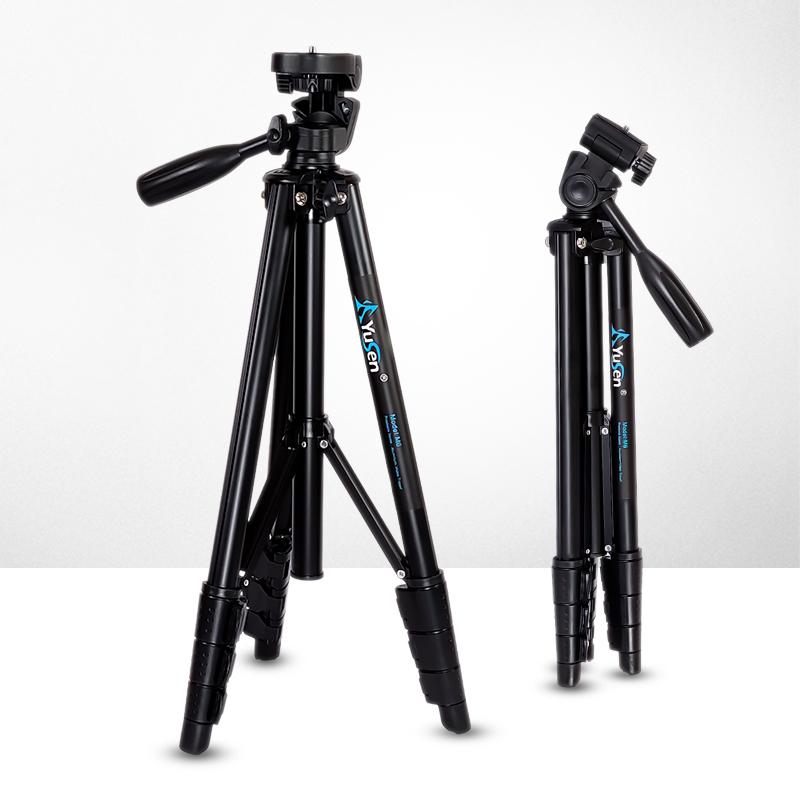 Aluminum Camera Tripod Heavy Duty Professional Tripod Stand for DSLR Cameras Smartphones Travel Tripod With 360° Pan Head чёрный