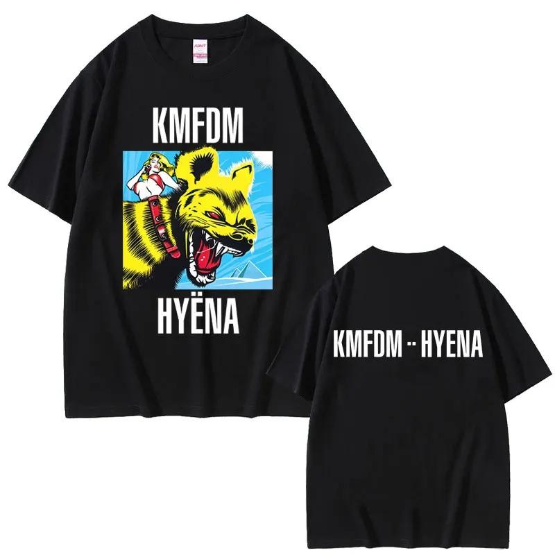 2026 Rock Band Kmfdm Tour 97 Stampa Grafica Maglietta Estate Uomo Donna Vintage Gotico Punk Streetwear Maschile Casual Magliette in Puro Cotone