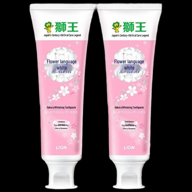 

Lion King Cherry Blossom Whitening Toothpaste (Floral White) - 2 Tubes