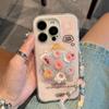 Large Hole Rotating Animal Suitable for Iphone15Pro Cartoon Max Apple 14 Mobile Phone Case 11 Women 12 Anti Fall