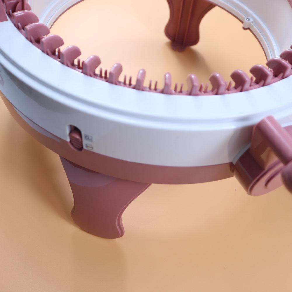 Handmade 48-Needle Circular Knitting Machine for Scarves & Hats - Children's Pretend Play Toy