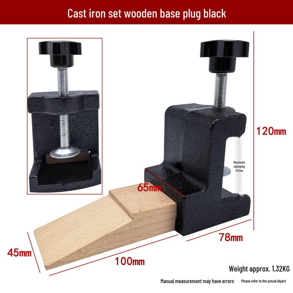 Multi-Functional Punch-Free Workbench Clamp for Metalworking, Jewelry, and Wood Polishing - Strong Tabletop Fixing Clamp