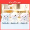 Cute Animal Plush Pendant With Faux Pearl Heart Necklace Decoration For Backpack Ornament And Gift