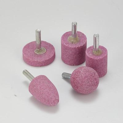 Rotes Korund-Schleifrad 6mm Schaft | Metall- & Keramik-Polierkopf