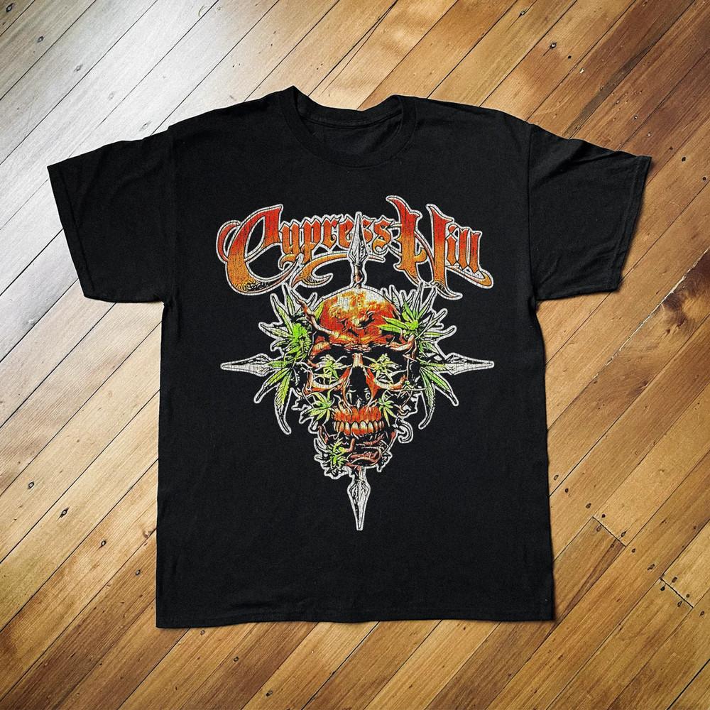 VTG CYPRESS HILL BAnd Heavy Cotton Black T Shirt S-5XL BT527 Unisex T-Shirt XXL