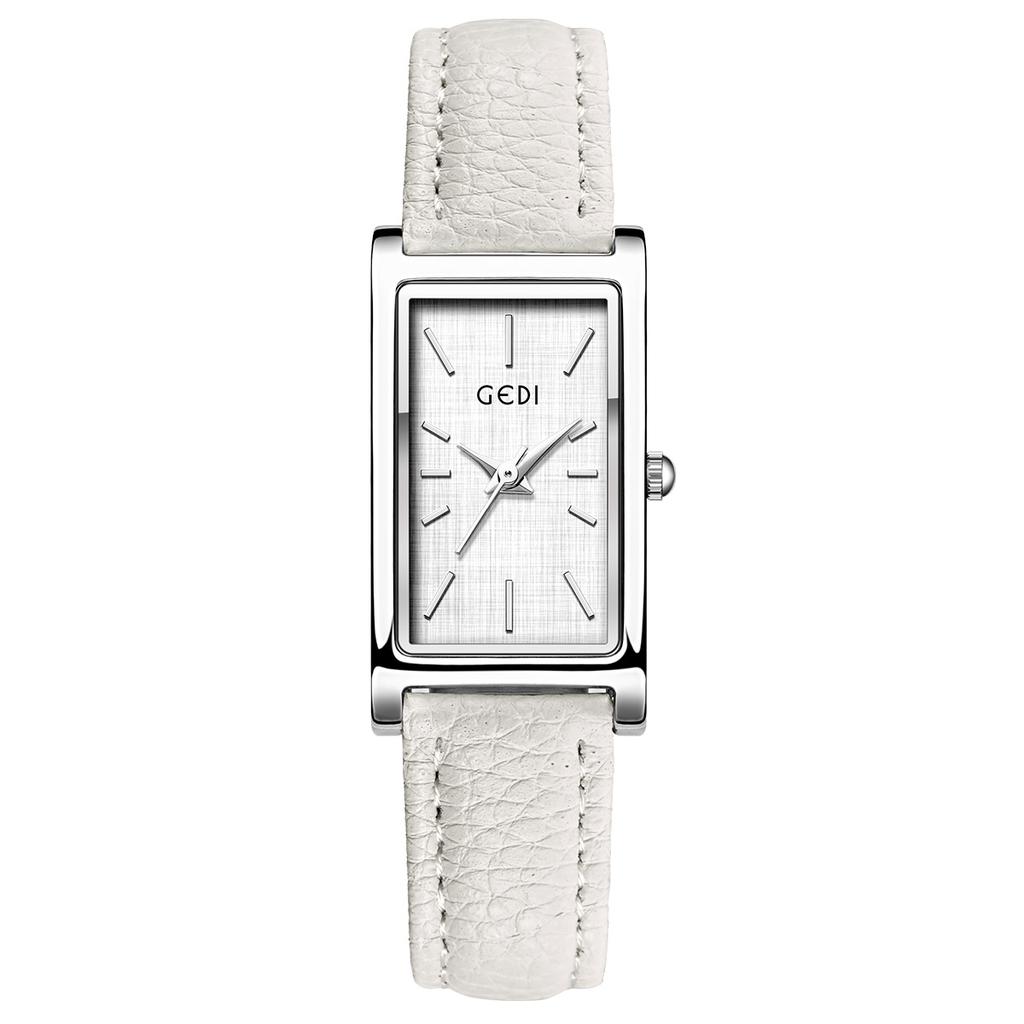 Premium Ankola Red Square Temperament Quartz Watch Minimalist Women'S Retro Belt Quartz Watch