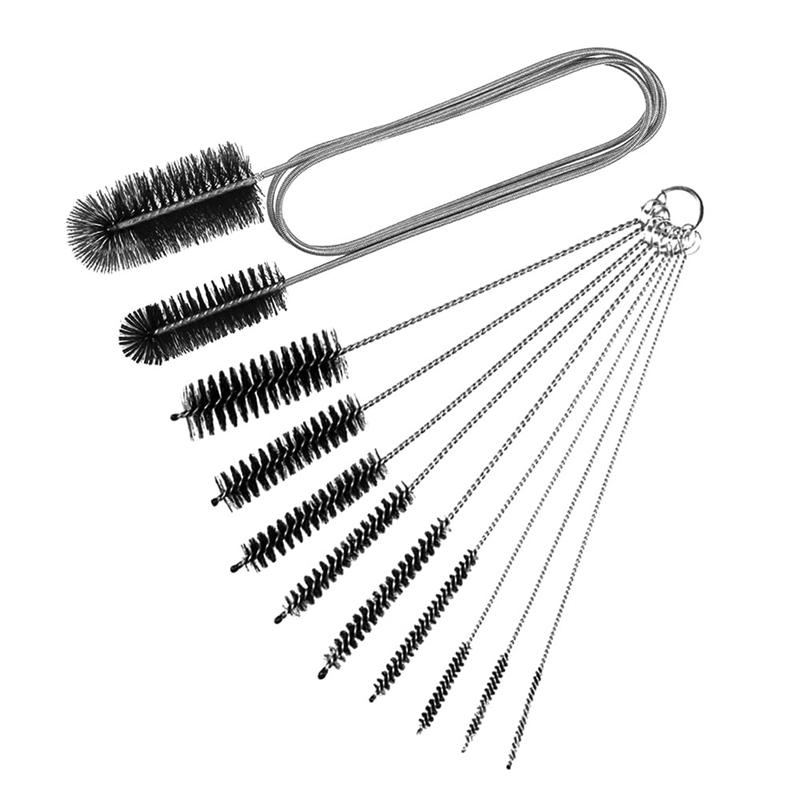 ABWR-1 SET Flexible Drain Hair Brush Straws Cleaner Set Extra Long Pipe Dredge Cleaner Spring Cleaning Brush Sink Cleaning Brush