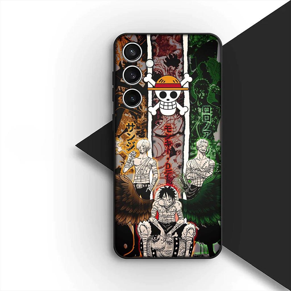 Cover for Samsung Galaxy S20 S22 S21 FE Ultra Plus A07 A17 A15 A16 A25 A57 A37 Phone Case Roronoa Zoro One Luffy Pieces Sanji