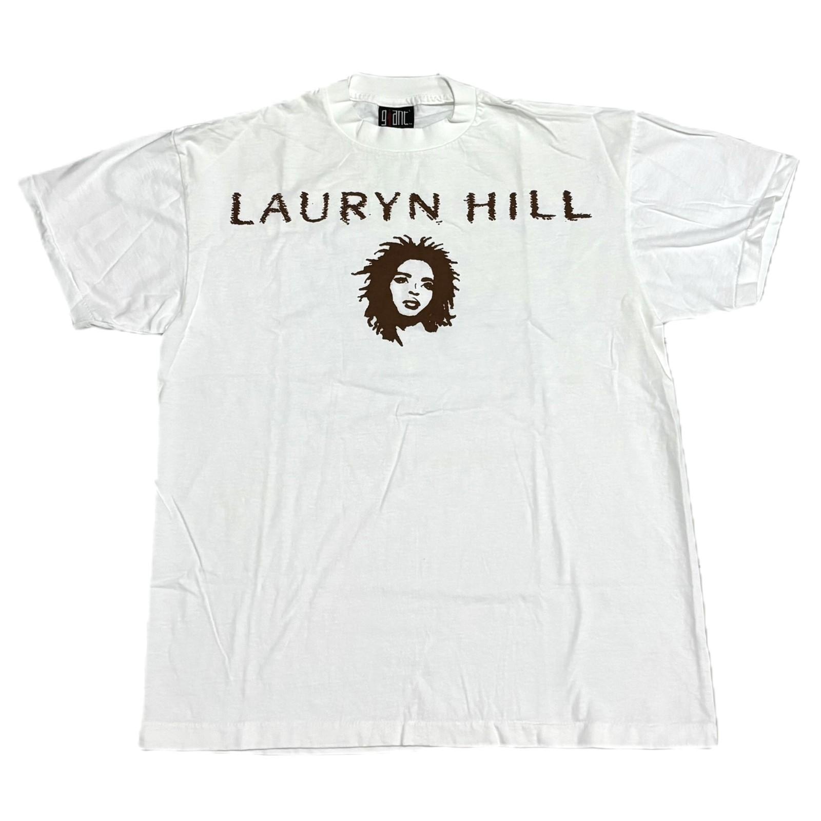 Vintage 90s Lauryn Hill Miseducation World Tour 1999 XL White REPRINT Unisex T-Shirt XXXXL