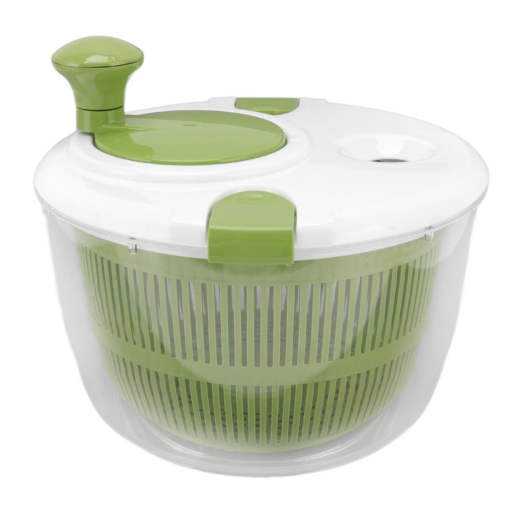 Salad Spinner Hand Cranking Multifunctional Vegetable Spinner Lettuce Greens Dryer Kitchen Tool