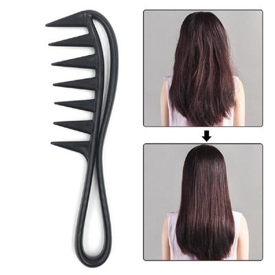 Wide Tooth Shark Comb Curly Hair Salon Hairdressing Comb Massage Hair Styling Tool Barber Accessories