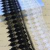 Wide White and Black Lace, 10.5 Cm Long 1 Meter, Fringed Lace Accessories DIY Curtain Skirt Clothes Fabric Accessories