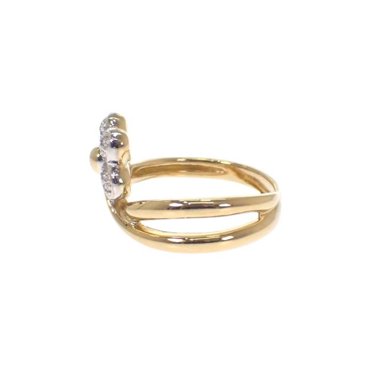 Ponte Vecchio  #10(JP Size) ring K18 yellow gold/K18 white gold Women