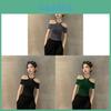 Klassisches Oversized T-Shirt Für Damen Sommer Mit Rundhalsausschnitt Und Gesticktem Design