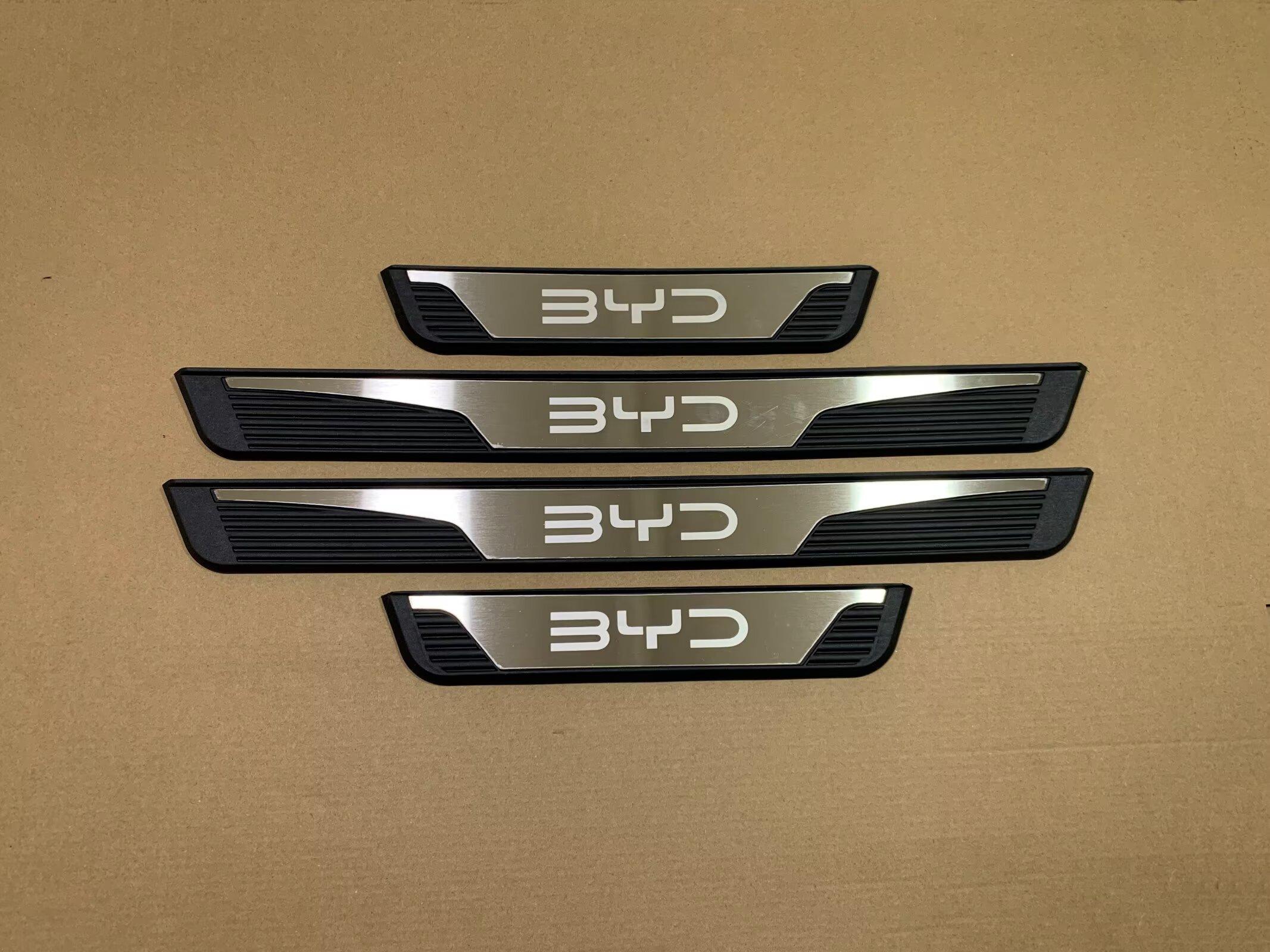 

Для BYD Song Plus DM-i Shark Sealion 6 2021 2022 -2025 Накладка на порог Декоративная накладка Защитная наклейка Аксессуары для автомобиля серебряный