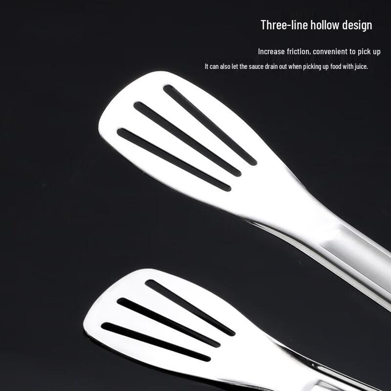 FATTBAO 304 Stainless Steel Food Tongs