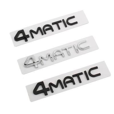 3D ABS כרום כסף שחור מדבקות לתא מטען אחורי לרכב 4MATIC מדבקת תג סמל אביזרי רכב