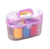 Portable Needle and Thread Set for Home and College: Compact Handbag for Hand Sewing, Mending, and Organizing