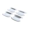 Silver Exterior Door Handle Bowl Cover Trim For Ford Maverick +