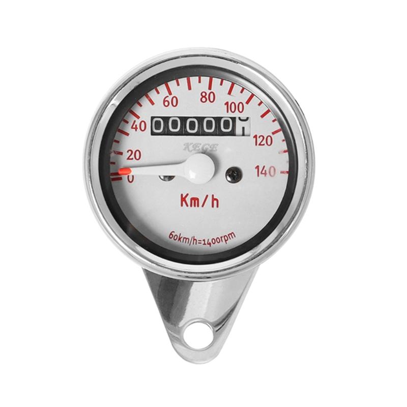 Vitezometru pentru motocicletă 12V Vitezometru dublu Vitezometru Vitezometru Iluminare din spate Indicator de viteză