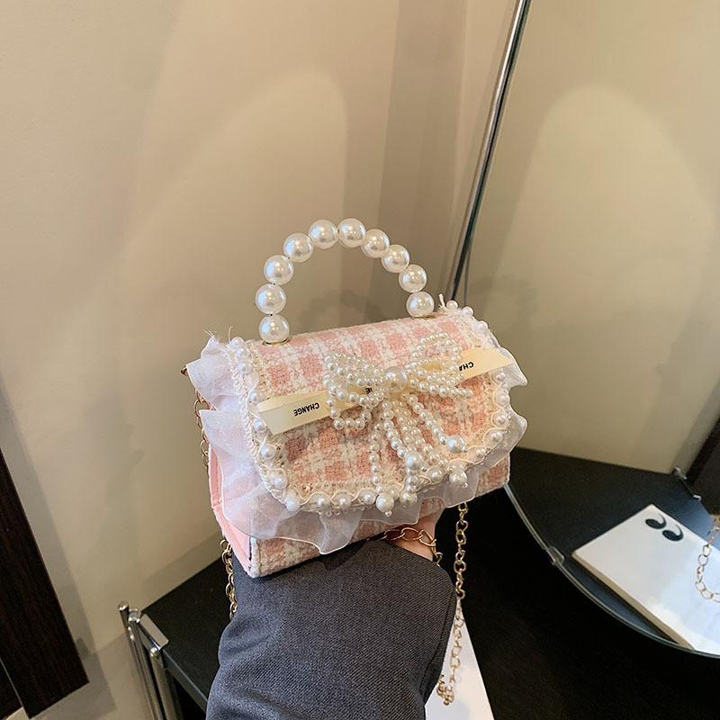 Cute And Stylish Red Girls' New Year Bag With Adorable Bow For Kids And Toddlers