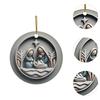 Nativity Hanging Decorations Acrylic Ornament Decorative Party Supplies for Bedroom Living Room Office Housewarming Farmhouse
