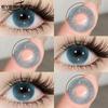 Eyeshare 1 Pair Colored Contact Lenses Brown Eye Contacts Gray Pupils Doll Eye Lenses Makeup Cosmetics Year Use