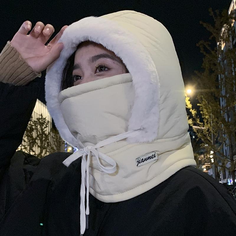 Unisex Winter Windproof Lei Feng Hat with Fleece Lining for Cold Weather and Riding