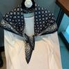 Spring and Autumn Premium Triangle Scarf Double Layer Satin Korean Edition Small Shawl Silky Smooth Foreign Style Neck Protection Silk Scarf Scarf