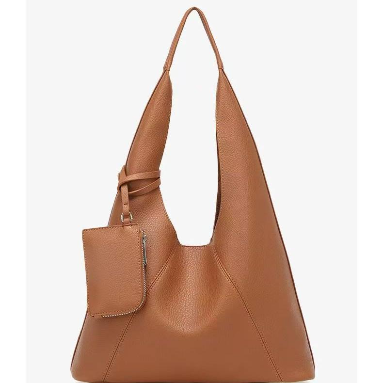 Women's 2025 Genuine Leather Dumpling Shoulder Bag - High-End Cowhide Crossbody Handbag