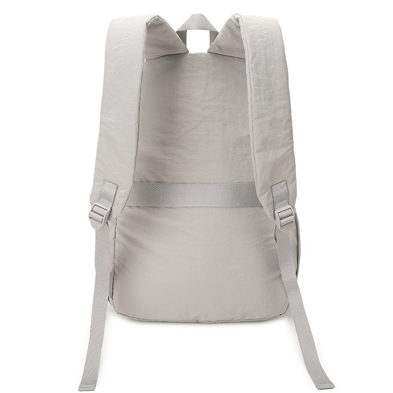 Ryggsäck i enfärgat dam lätt utomhusryggsäck stor kapacitet student skolväska