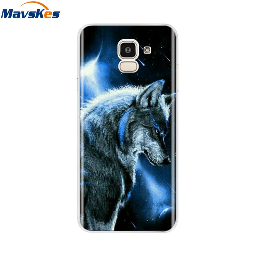For Samsung Galaxy J6 2018 Case Soft TPU Silicone Back Cover sFor Coque Fundas Samsung J6 2018 J6 Plus 2018 Soft Phone Cases