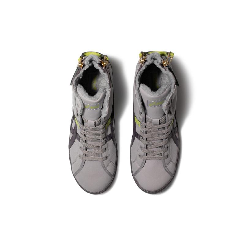 ASICS Double Clutch 'Gray Black Green' Sneakers 1203A172-022