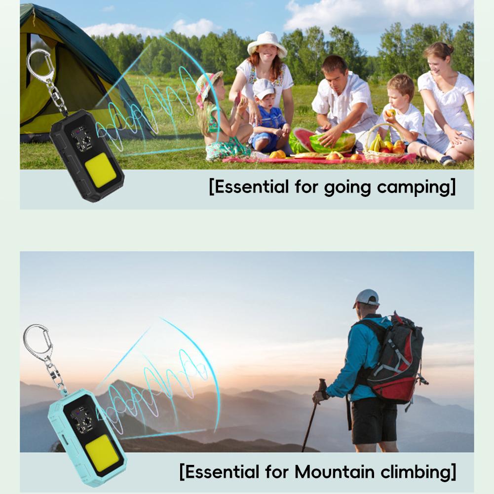 Intelligent Ultrasonic Mosquito Repellent Outdoor Camping LED Lighting With Hooks