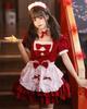 AOTYP Maid Cafe Cute Short Halloween Halloween School Photo Otaku Size L Costume, Cosplay, Maid, Maid, Length, Costume, Women's, Maid, Event, Party,