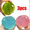 Pomme Verte Squishy Balle Anti-Stress Douce Jouet Sensoriel Fidget Pour Asmr Jouet à Presser à Rebond Lent Pour Adultes Enfants Cadeau de Noël