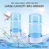 2 Pack Bird Water Dispenser for Cage Parakeet Feeder and Drinker Set for Parrot