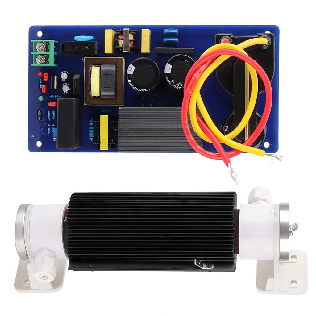 10g/h Water Cooling Ceramic Ozone Generator Ceramic Tube Adjustable Power Supply Kit