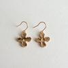 Flower Coin Earring [silver/gold]